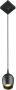 Lucide Preston Hanglamp Badkamer Ø 10 cm 1xGU10 IP44 Zwart - Thumbnail 1