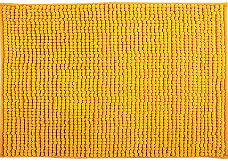MSV Badkamerkleed|badmat tapijtje saffraan geel 50 x 80 cm