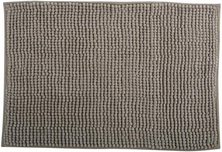 MSV Badkamerkleed|badmat voor op de vloer beige 40 x 60 cm