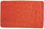 MSV Badkamerkleedje badmat tapijt kiezel motief vloermat oranje 50 x 80 cm laagpolig Badmatjes - Thumbnail 2