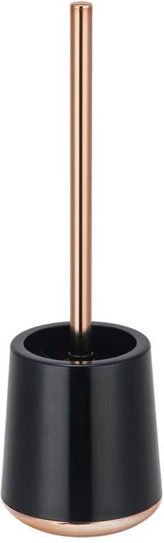 MSV Coruna Toilet|WC-borstel houder kunststof zwart|koper 38 cm
