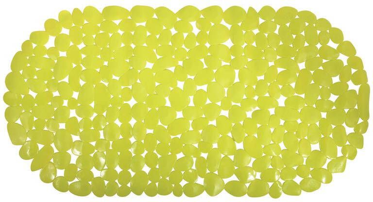 MSV Douche|bad anti-slip mat badkamer pvc limegroen 39 x 99 cm