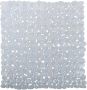 MSV Douche bad anti-slip mat badkamer pvc transparant 53 x 53 cm Badmatjes - Thumbnail 2
