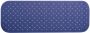 MSV Douche bad anti-slip mat badkamer rubber blauw 36 x 97 cm Badmatjes - Thumbnail 2