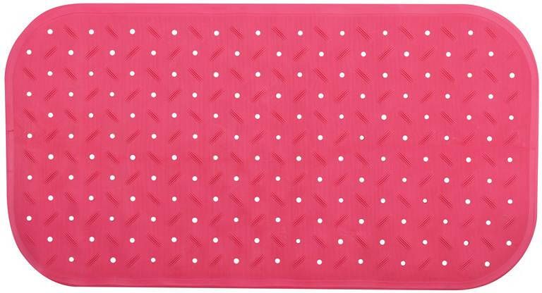 MSV Douche|bad anti-slip mat badkamer rubber fuchsia roze 36 x 6