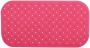 MSV Douche bad anti-slip mat badkamer rubber fuchsia roze 36 x 65 cm Badmatjes - Thumbnail 2