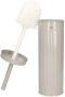 Spirella MSV Industrial Toilet wc-borstel houder metaal licht grijs 38 cm Toiletborstels - Thumbnail 2