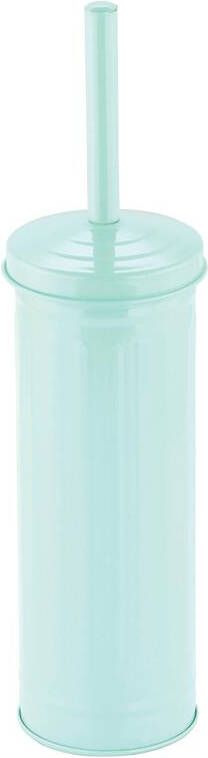 MSV Industrial Toilet|wc-borstel houder metaal mintgroen 38 cm