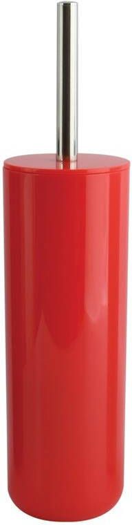 MSV Porto Toilet|wc-borstel houder kunststof rood 38cm