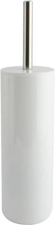 MSV Porto Toilet|wc-borstel in houder kunststof wit 38 cm