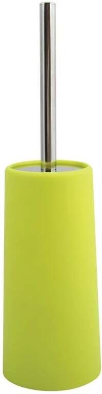MSV Toiletborstel houder|WC-borstel appelgroen kunststof 35 cm