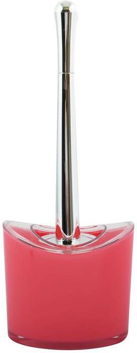 MSV Toiletborstel houder|wc-borstel Aveiro kunststof fuchsia roze