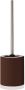 Spirella MSV Shine Toilet wc-borstel houder keramiek metaal donkerbruin 38 cm Toiletborstels - Thumbnail 2