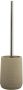 Spirella MSV Toilet wc-borstel houder kunststeen metaal taupe 35 cm Toiletborstels - Thumbnail 2
