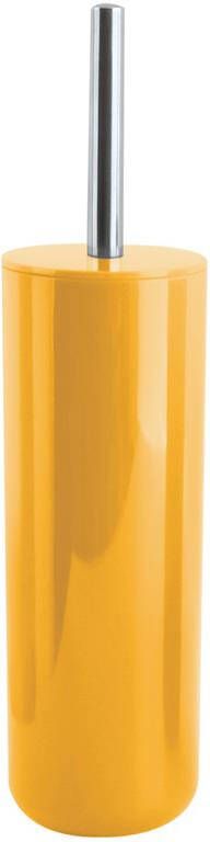 Spirella MSV Porto Toilet wc-borstel in houder kunststof saffraan geel 38 cm Toiletborstels - Foto 1