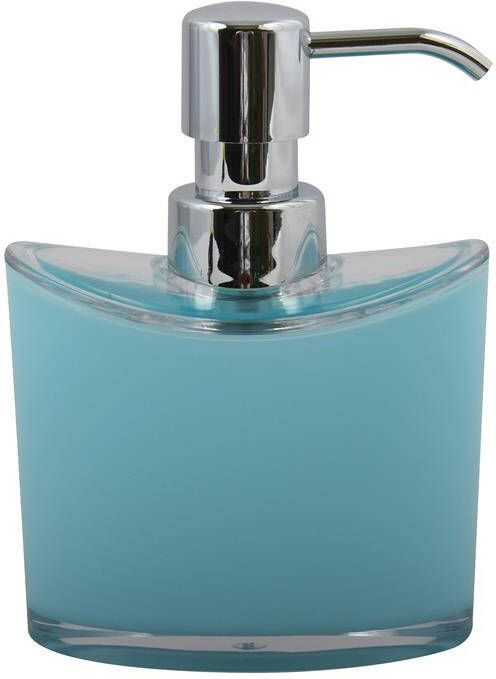 MSV Zeeppompje|dispenser Aveiro PS kunststof lichtblauw 11x14cm