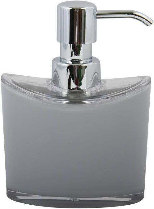 MSV Zeeppompje|dispenser Aveiro PS kunststof lichtgrijs 14 cm
