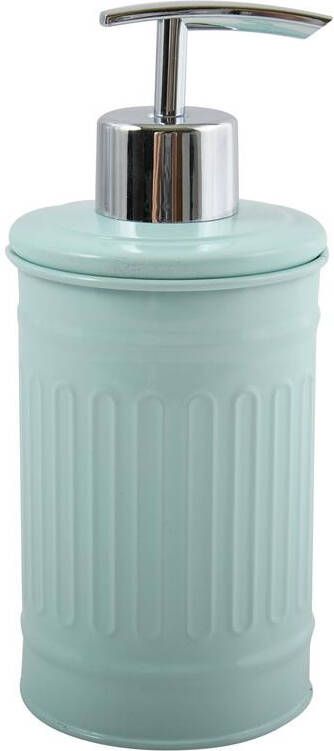 MSV Zeeppompje|dispenser Industrial metaal mintgroen 17 cm