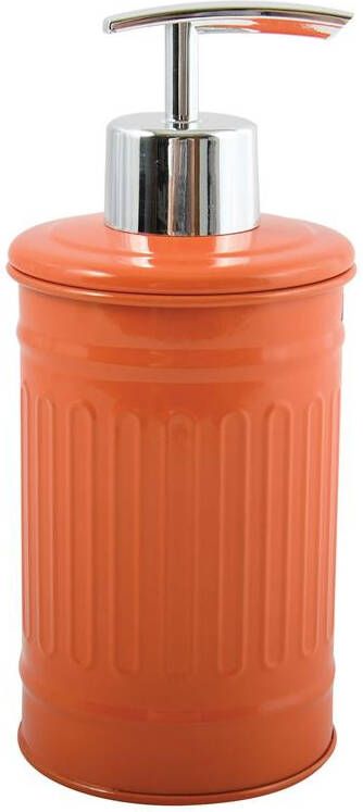 MSV Zeeppompje|dispenser Industrial metaal oranje 17 cm