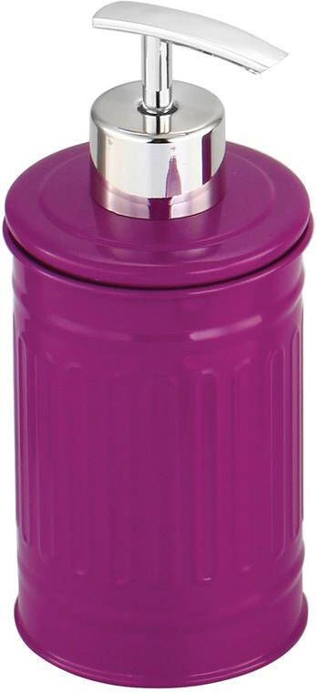 MSV Zeeppompje|dispenser Industrial metaal paars 17 cm