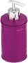 Spirella MSV Zeeppompje dispenser Industrial metaal paars 7.5 x 17 cm 250 ml Zeeppompjes - Thumbnail 2