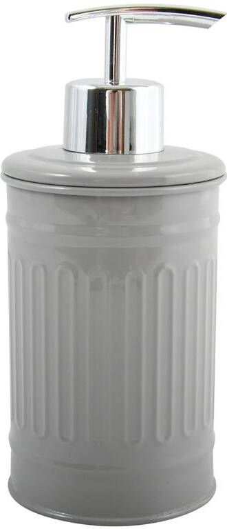 MSV Zeeppompje|dispenser Industrial metaal taupe 17 cm