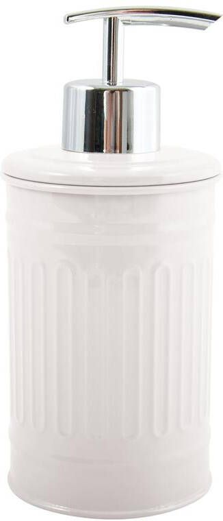 MSV Zeeppompje|dispenser Industrial metaal wit 17 cm