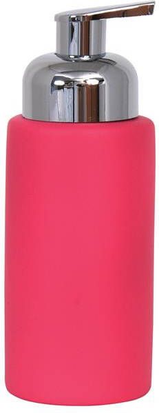 MSV Zeeppompje|dispenser Kyoto keramiek fuchsia roze|zilver 18 c