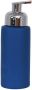 Spirella MSV Zeeppompje dispenser Kyoto keramiek marine blauw 6.5 x 18 cm 250 ml Zeeppompjes - Thumbnail 2