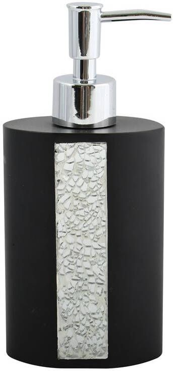 MSV Zeeppompje|dispenser Luanda kunststeen zwart 8 x 18 cm