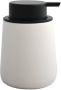 Spirella MSV Zeeppompje dispenser Malmo Keramiek wit zwart 8 5 x 12 cm 300 ml Zeeppompjes - Thumbnail 2