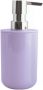Spirella MSV Zeeppompje dispenser Porto PS kunststof lila paars zilver 7 x 16 cm 260 ml Zeeppompjes - Thumbnail 2