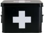 Present time Medicine storage box medium metal matt black - Thumbnail 2