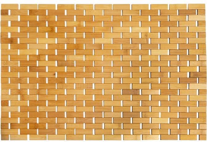 QUVIO Badmat hout oprolbaar - Foto 2