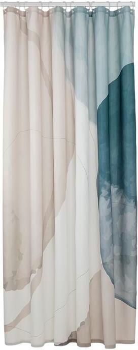 Sealskin Earth Douchegordijn 180x200 cm Polyester Donkergroen Off-white 800140