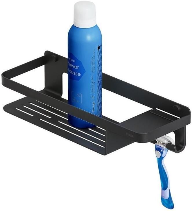 Tiger Douchemand Caddy Met Handdoekhaak 32 cm Zwart