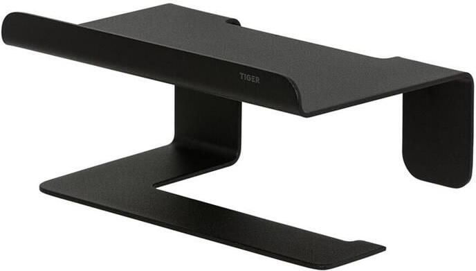 Tiger Colar Toiletrolhouder met planchet zelfklevend zwart 1314230746 - Foto 2