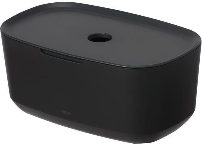 Tiger Opbergbox Met Deksel Tess Vrijstaand Zwart Antraciet