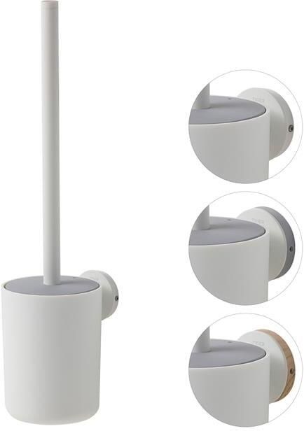 Tiger Urban Toiletborstel met houder Wit 9.5x38.4x11.7cm 1317330146 - Foto 2