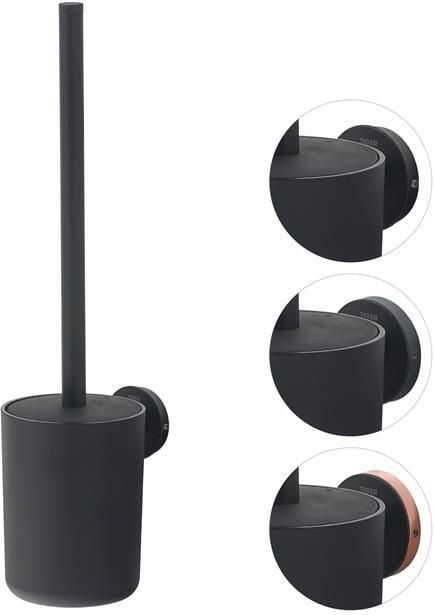 Tiger Urban Toiletborstel met houder Zwart 9.5x38.4x11.7cm 1317330746