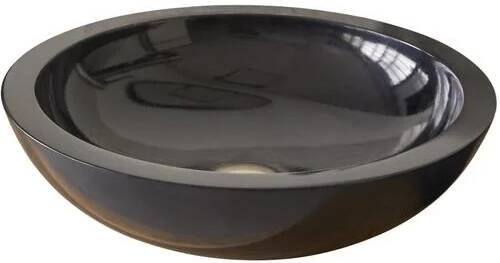 Tikamoon Calypso Marmeren wastafel black