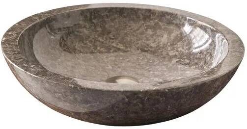 Tikamoon Calypso Marmeren wastafel grey