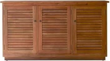 Tikamoon Loggia Massief mahoniehouten badmeubel 130 cm