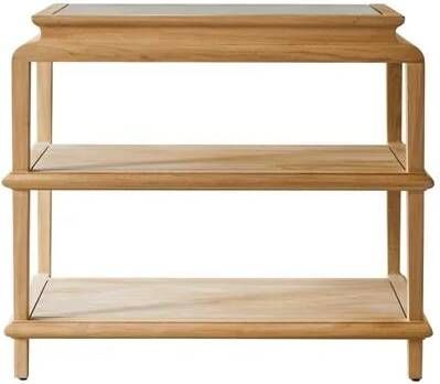 Tikamoon Massief teakhouten wastafelmeubel Achille 95 cm
