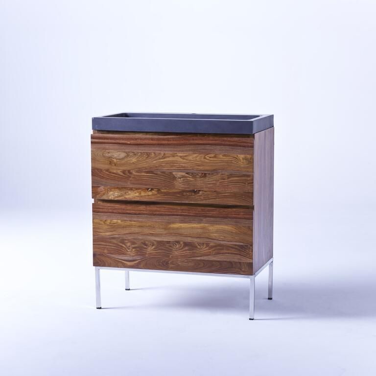 Tikamoon Nova Badkamermeubel van massief palissanderhout en lavas…