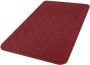 Urban Living Badkamerkleedje badmat tapijt memory foam donkerrood 50 x 80 cm Badmatjes - Thumbnail 2