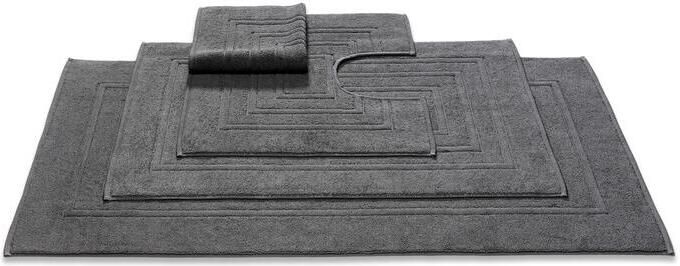 Vandyck Houston Badmat Dark Grey | 60 x 60 cm | Grijs | Katoen