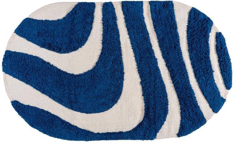 Veer Carpets Badmat Beau Blue Ovaal 60 x 100 cm