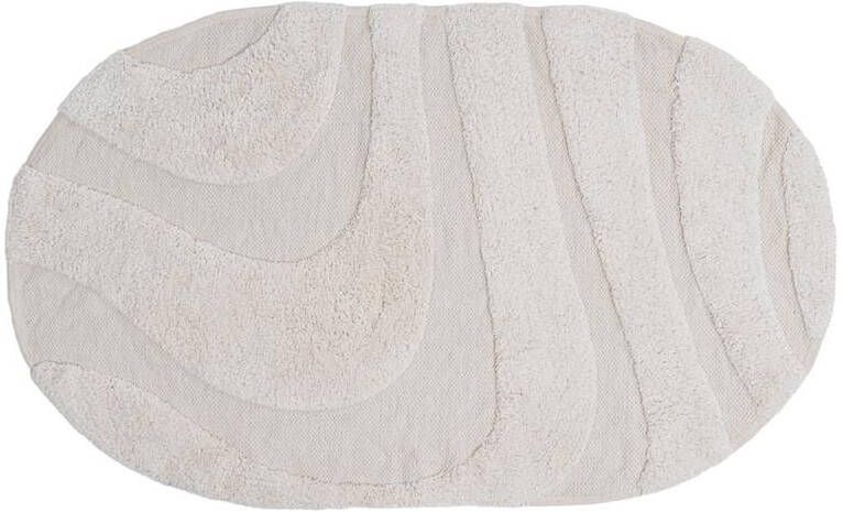 Veer Carpets Badmat Beau Creme Ovaal 50 x 80 cm