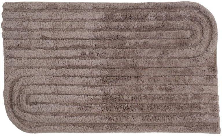 Veer Carpets Badmat Benja Taupe 60 x 100 cm